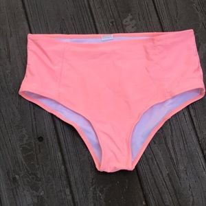 Peach bikini bottoms